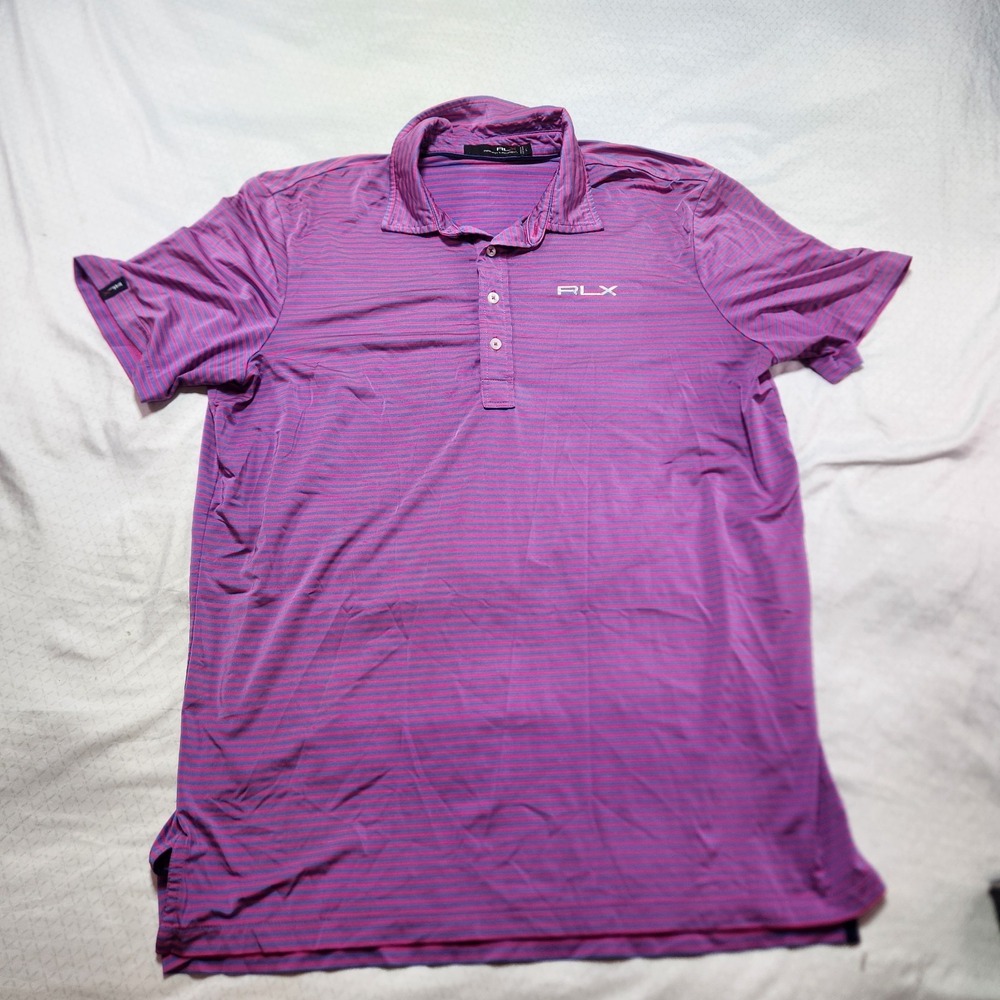 RLX Ralph Lauren Golf Polo Shirt Mens Large Athletic Sportswear
